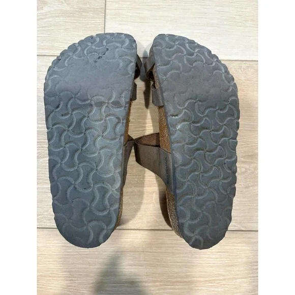 Birkenstock Mayari Mocha Size 38 Womens Brown Slip On Slides Germany - Picture 5 of 9